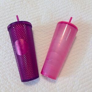 Starbucks Tumblers Set of 2.  24 oz